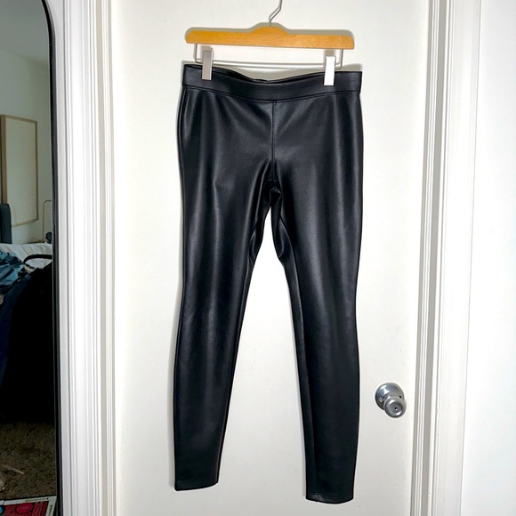 Express Faux Leather Leggings - Picture 1 of 4